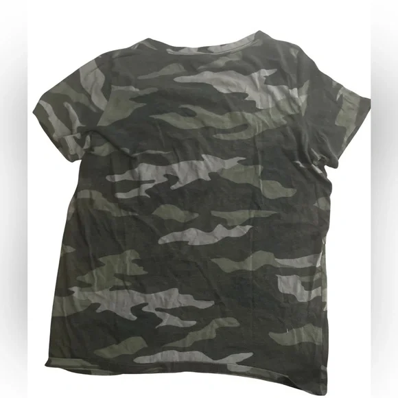PINK Victoria Secret Camo v-neck t-shirt - Picture 3 of 3